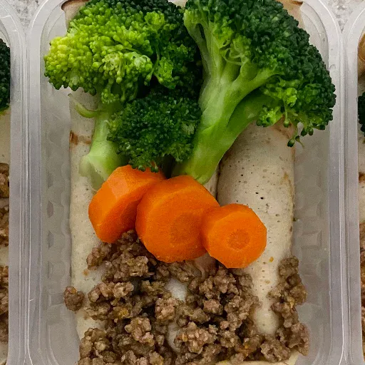 Panquecas com carne moída